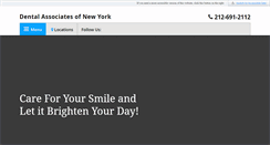 Desktop Screenshot of dentalassociatesofny.com